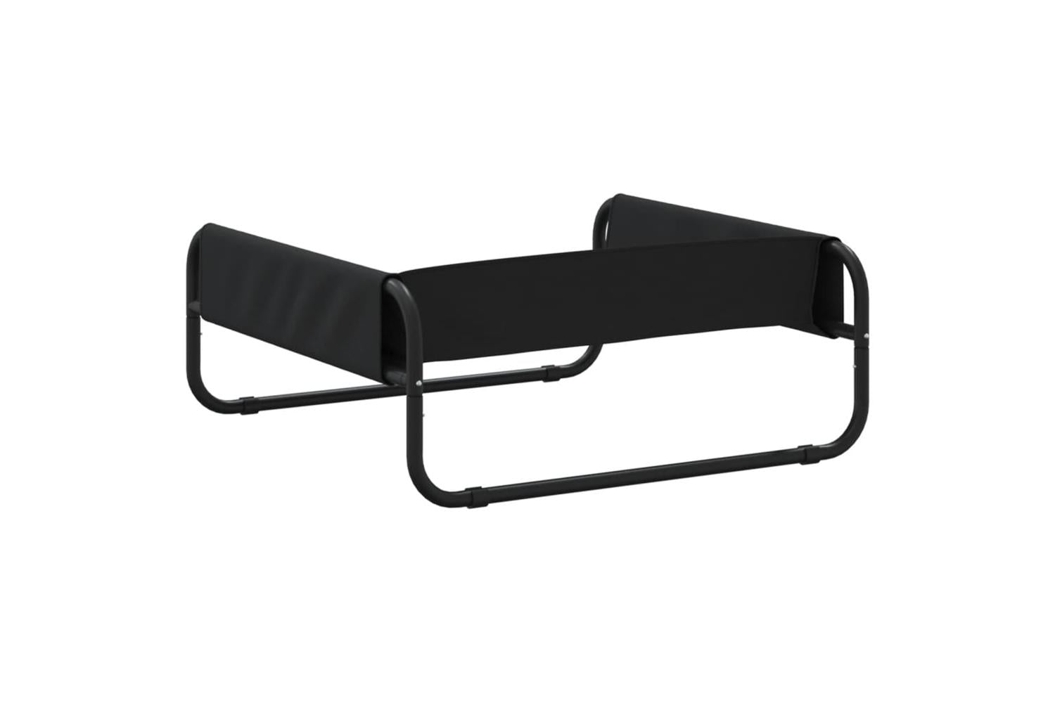 Elevated Dog Bed Anthracite Oxford Fabric And Steel-7