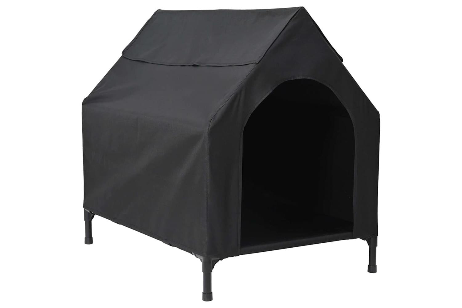 Dog House Black 90 X 65 X 85 Cm Oxford Fabric And Steel-2