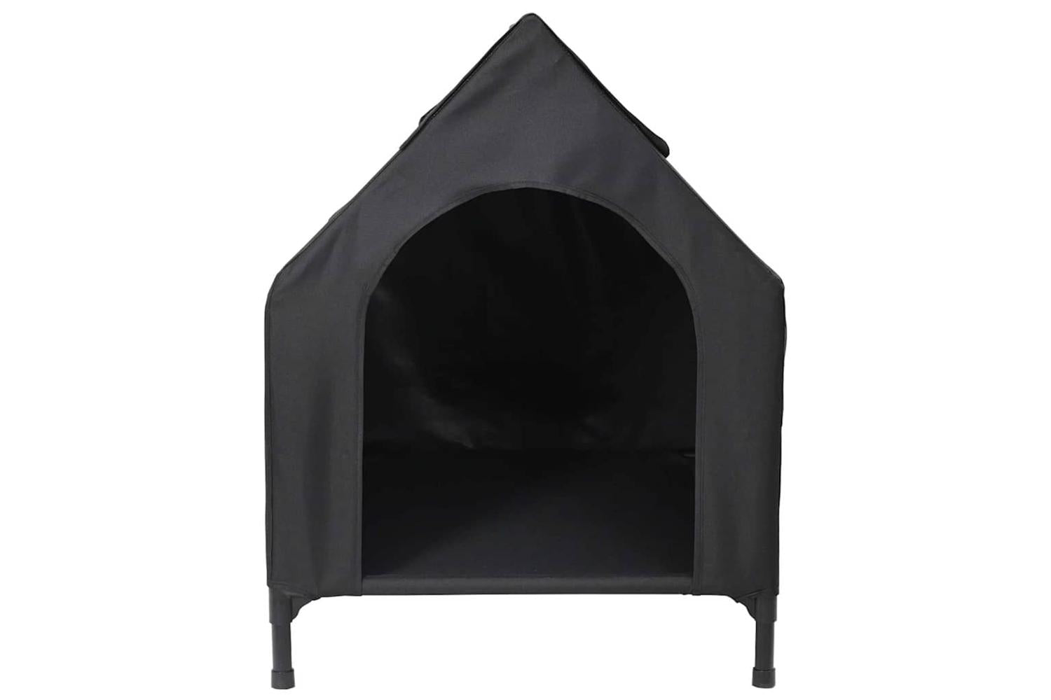 Dog House Black 90 X 65 X 85 Cm Oxford Fabric And Steel-4