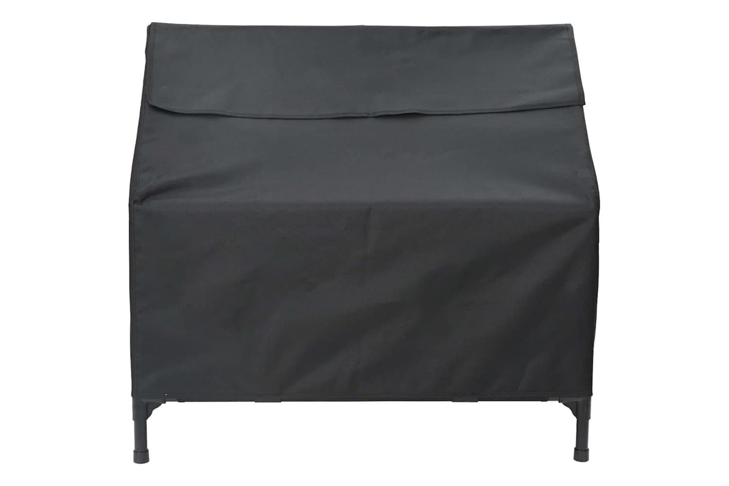 Dog House Black 90 X 65 X 85 Cm Oxford Fabric And Steel-5