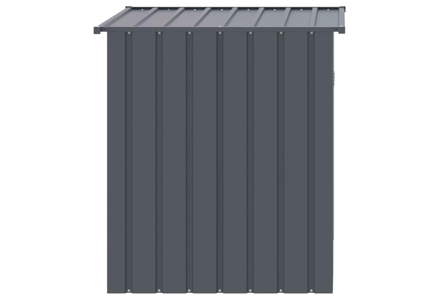 Dog House With Roof Anthracite 110x103x109 Cm Galvanised Steel-4