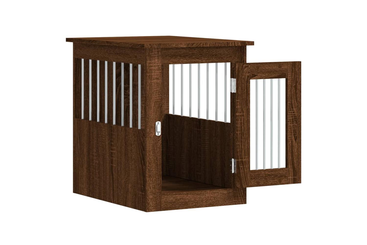 Dog Crate Furniture Brown Oak 45x62x59 Cm Engineered Wood-6