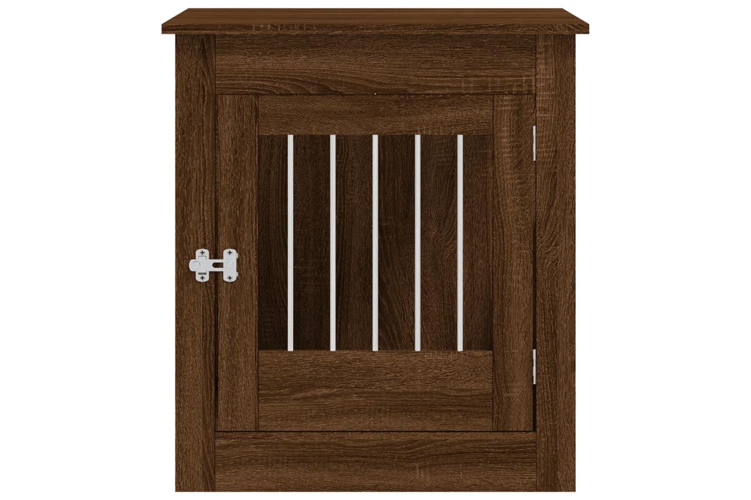 Dog Crate Furniture Brown Oak 645x80x71 Cm Engineered Wood-7