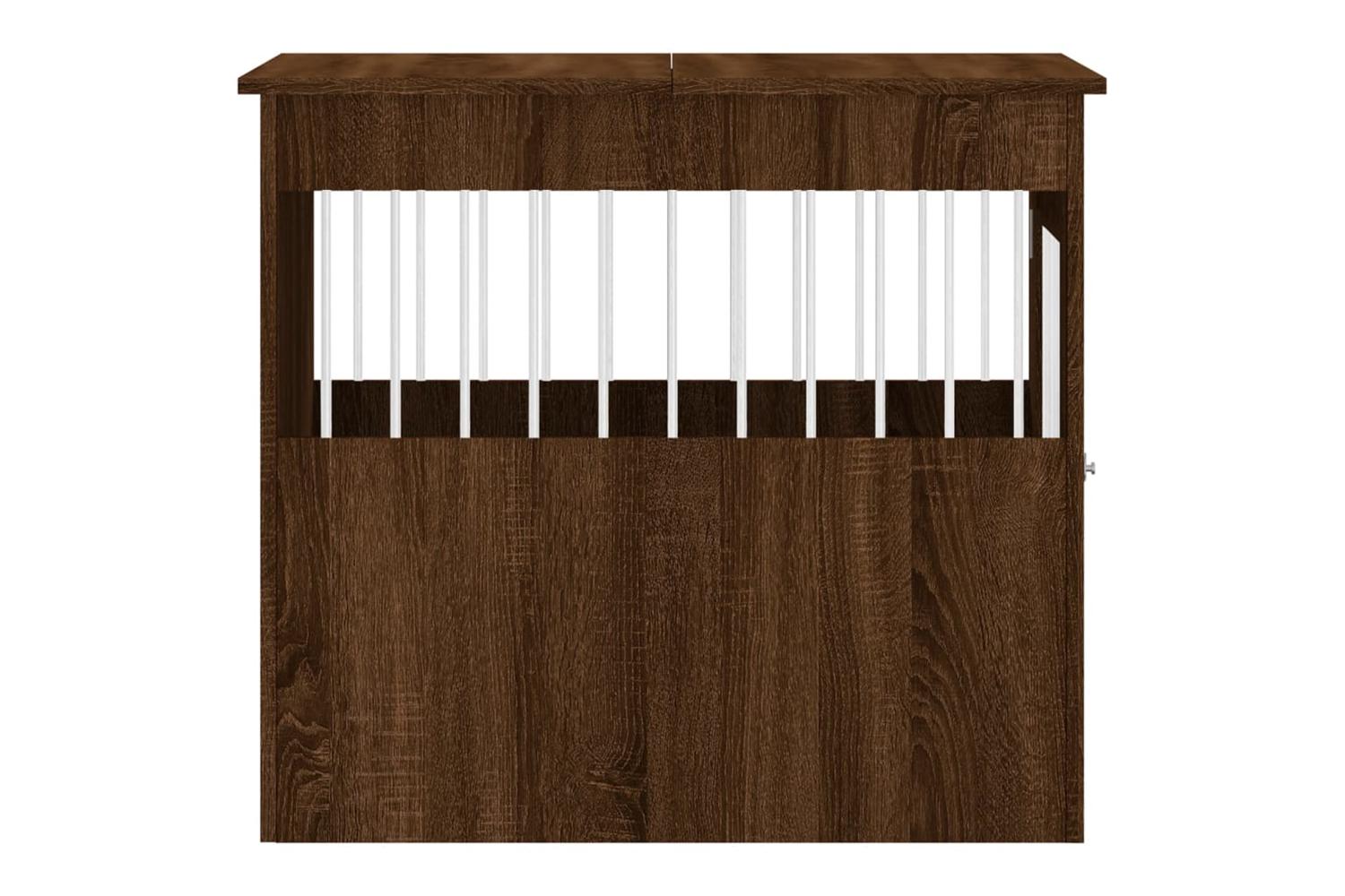 Dog Crate Furniture Brown Oak 645x80x71 Cm Engineered Wood-8