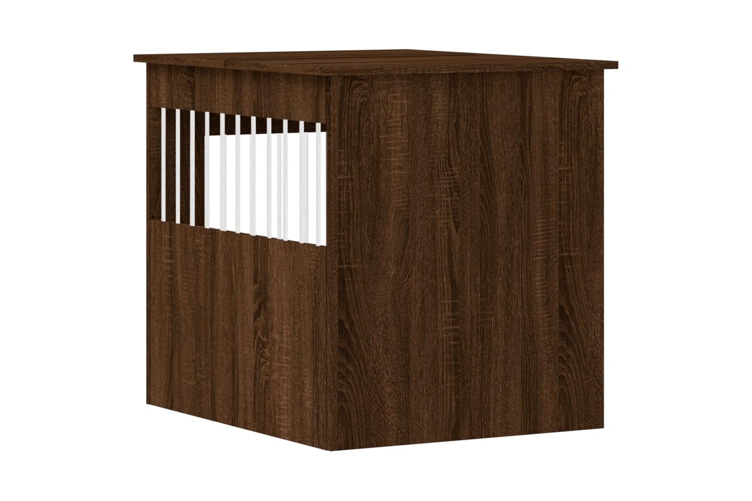 Dog Crate Furniture Brown Oak 645x80x71 Cm Engineered Wood-9