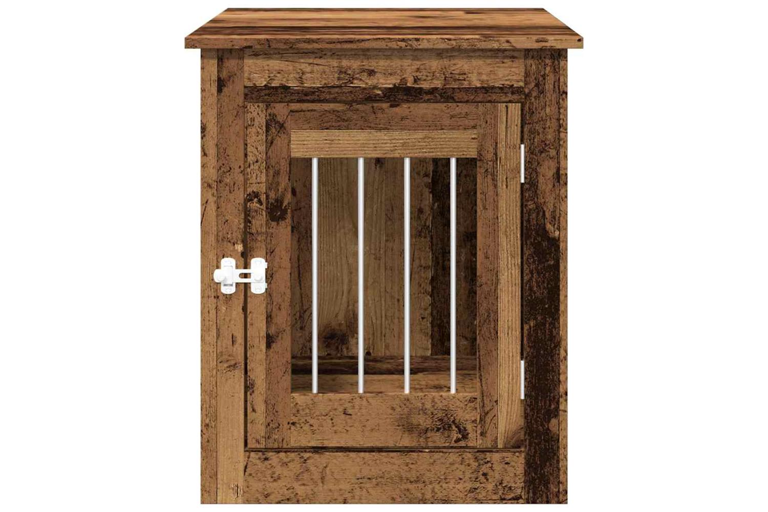 Dog Crate Furniture Old Wood 55x75x65 Cm Engineered Wood-4
