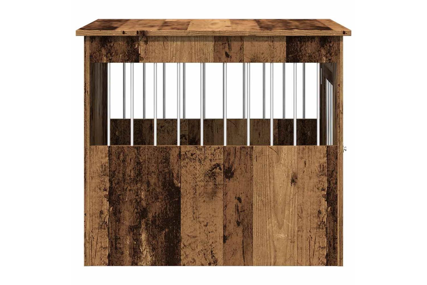 Dog Crate Furniture Old Wood 55x75x65 Cm Engineered Wood-6