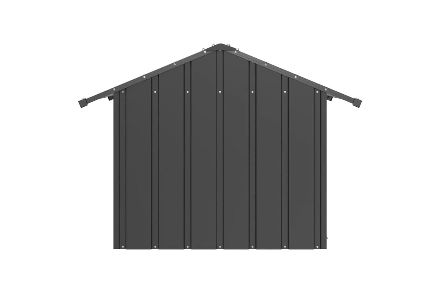 Dog House With Roof 85x107x81 Cm Galvanised Steel-4