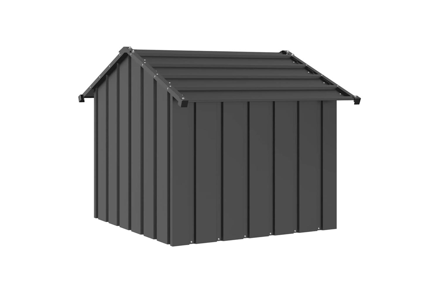 Dog House With Roof 85x107x81 Cm Galvanised Steel-5