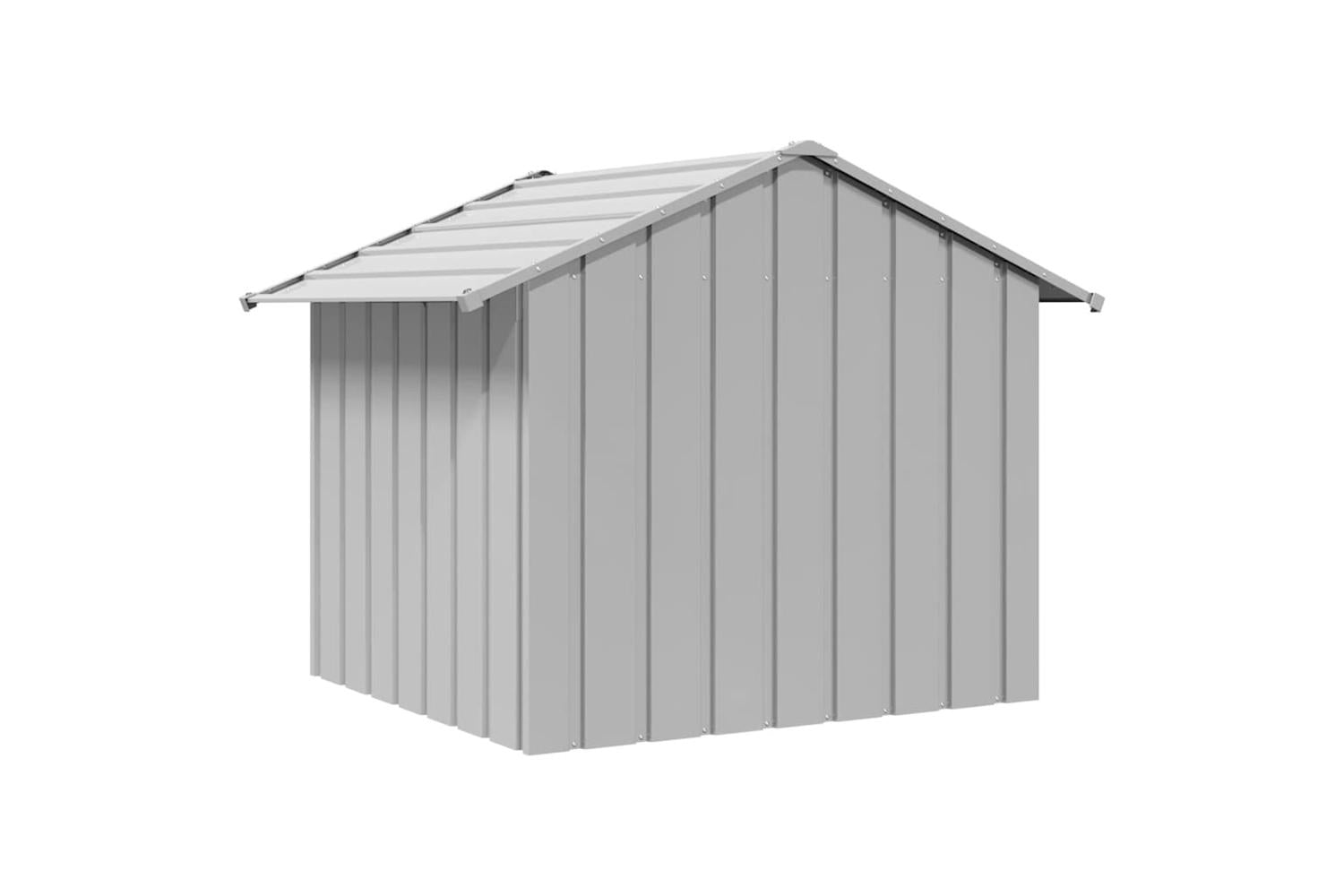 Dog House With Roof 131x101x102 Cm Galvanised Steel-5