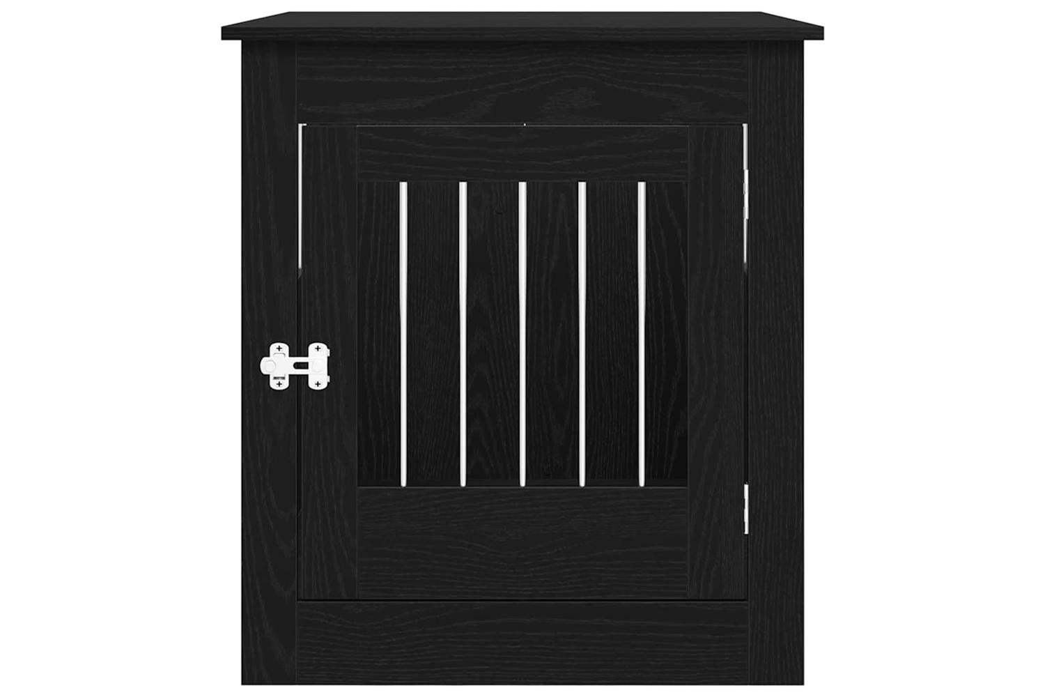 Dog Crate Furniture Black Oak 645x80x71 Cm Engineered Wood-6