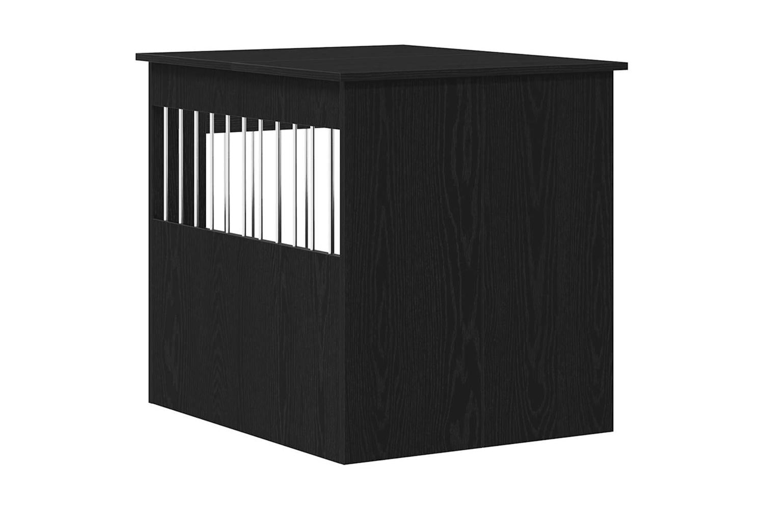 Dog Crate Furniture Black Oak 645x80x71 Cm Engineered Wood-8