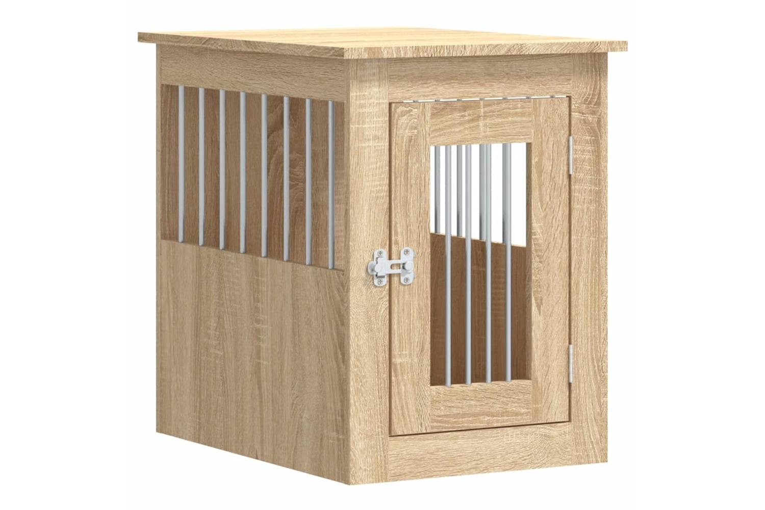 Dog Crate Furniture Sonoma Oak 45x62x59 Cm Engineered Wood-2
