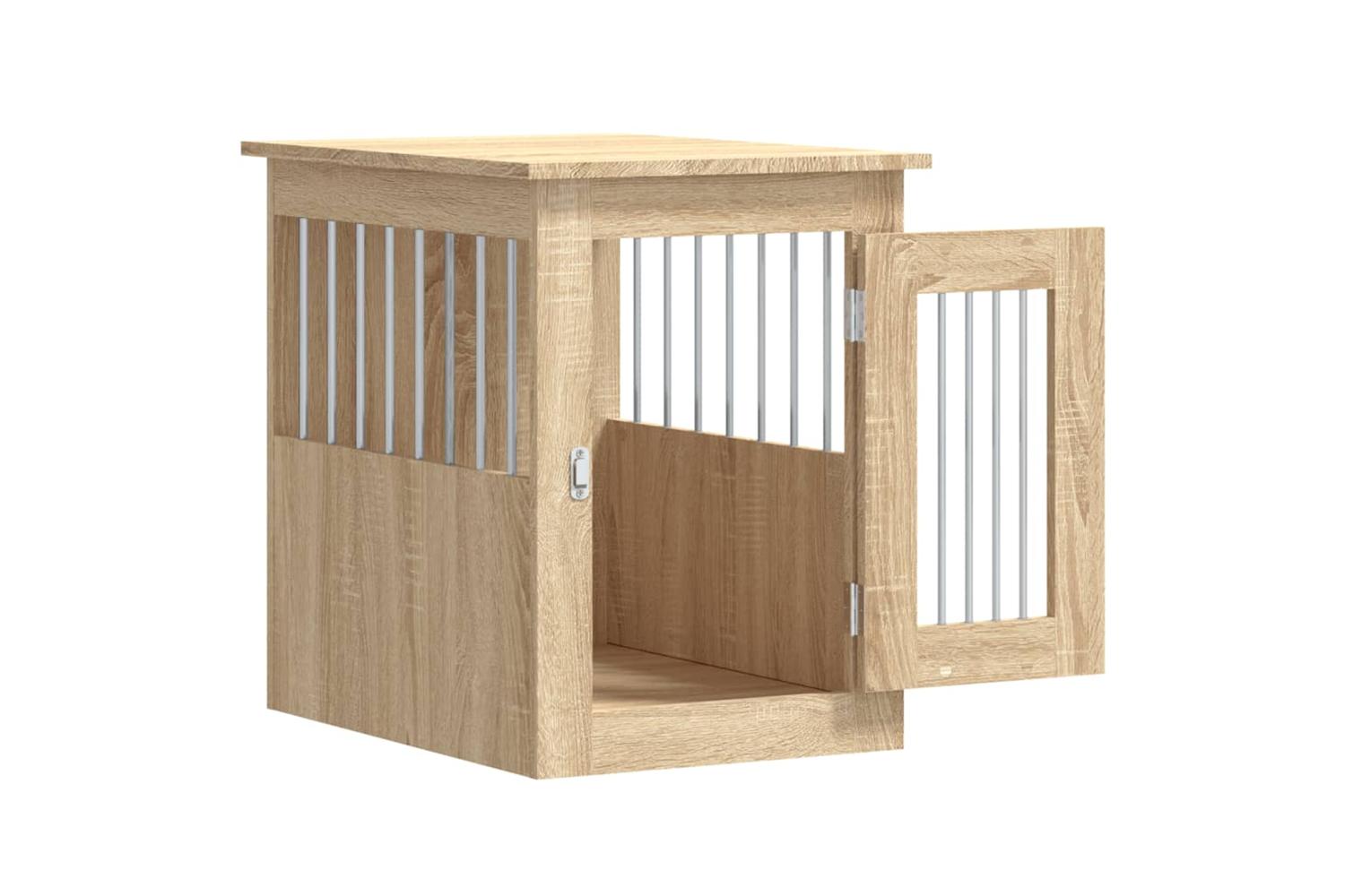 Dog Crate Furniture Sonoma Oak 45x62x59 Cm Engineered Wood-6