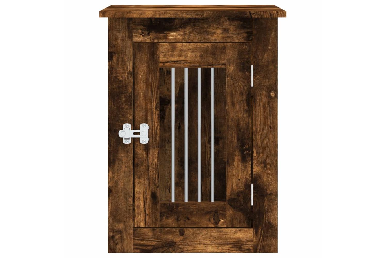 Dog Crate Furniture Smoked Oak 45x62x59 Cm Engineered Wood-7