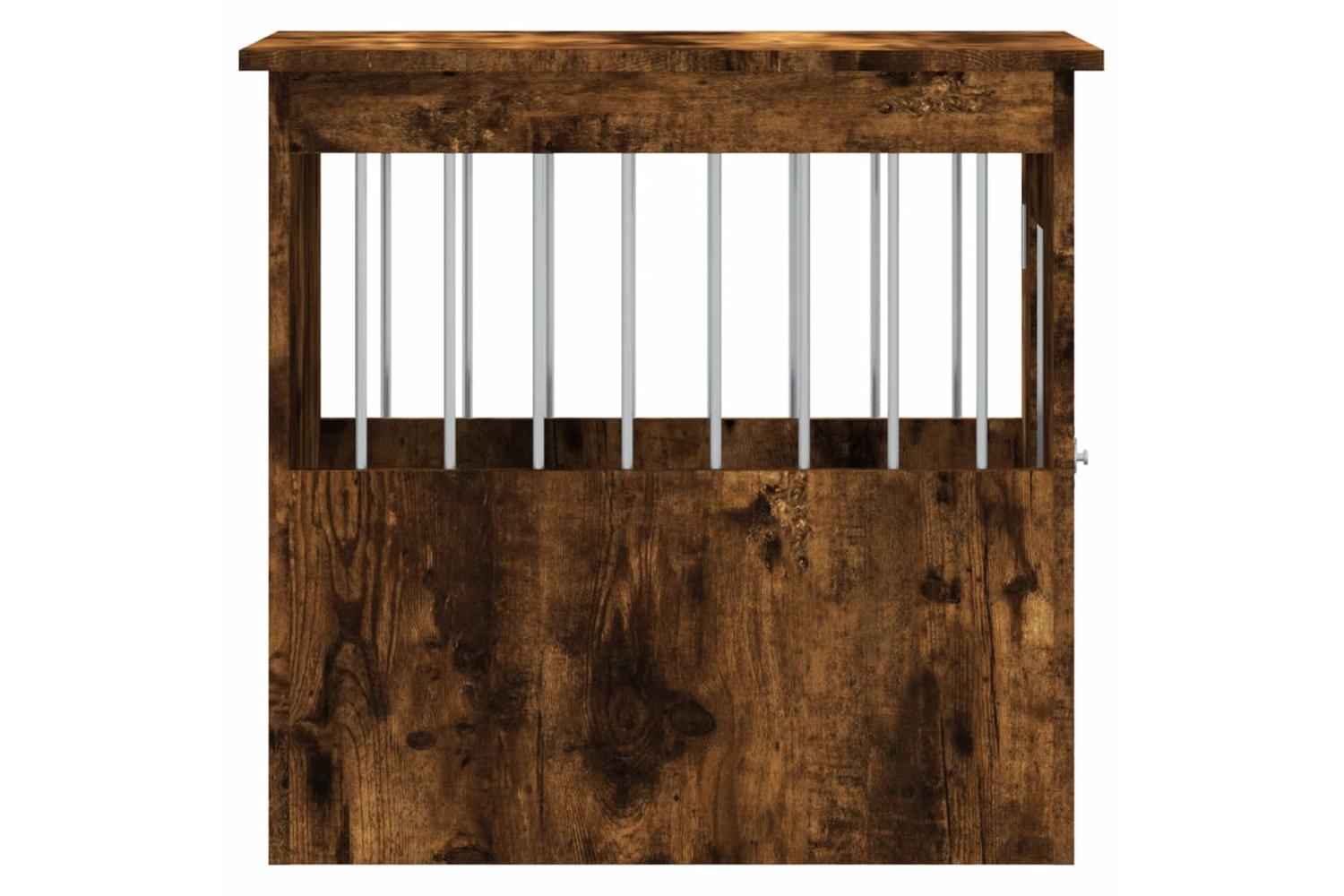 Dog Crate Furniture Smoked Oak 45x62x59 Cm Engineered Wood-8