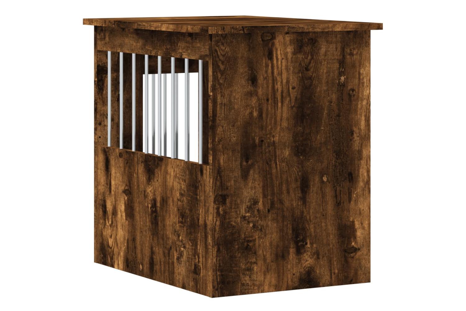 Dog Crate Furniture Smoked Oak 45x62x59 Cm Engineered Wood-9