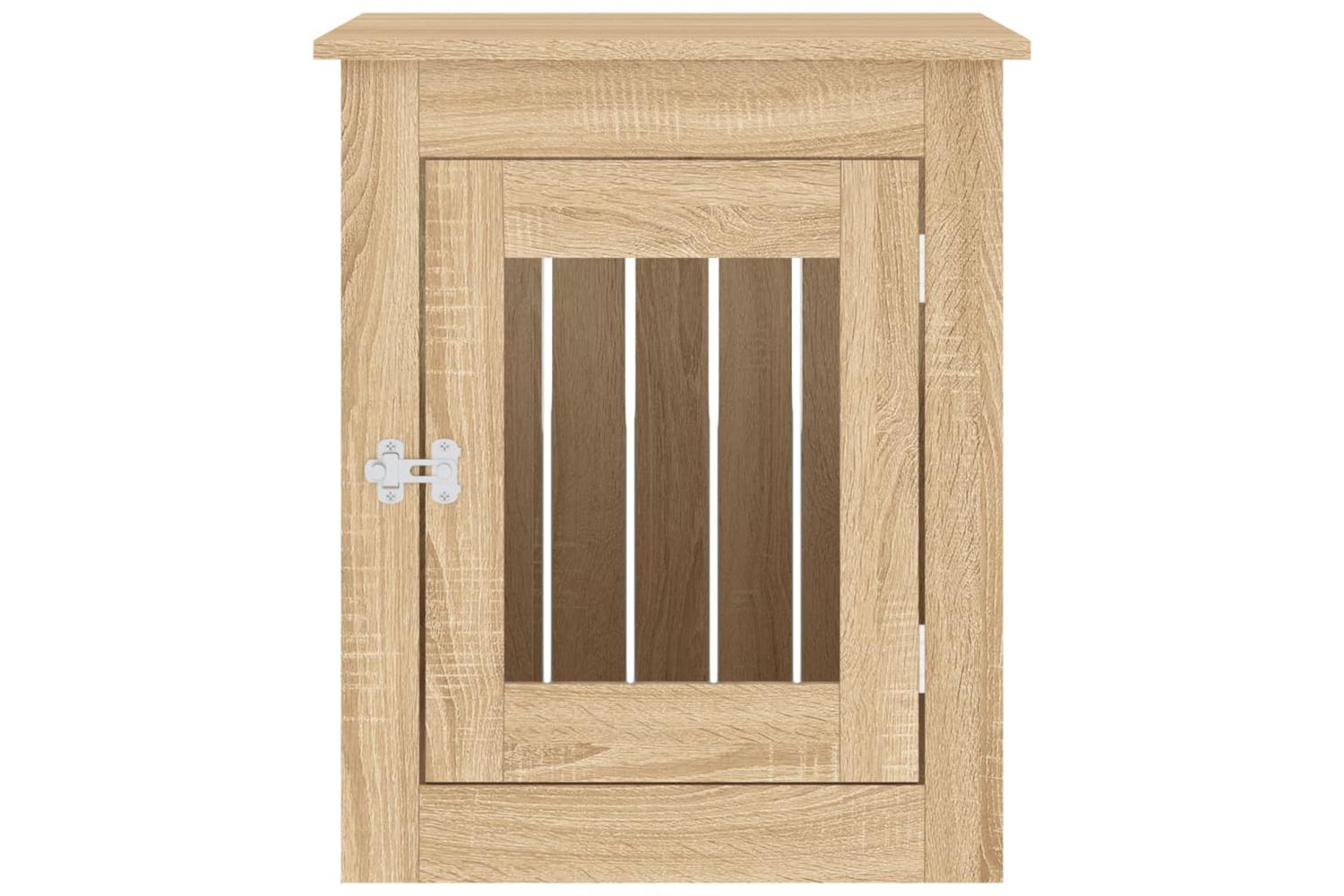 Dog Crate Furniture Sonoma Oak 55x75x65 Cm Engineered Wood-7