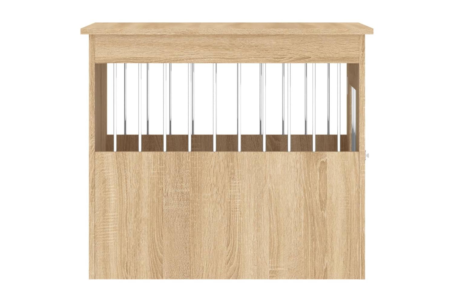 Dog Crate Furniture Sonoma Oak 55x75x65 Cm Engineered Wood-8