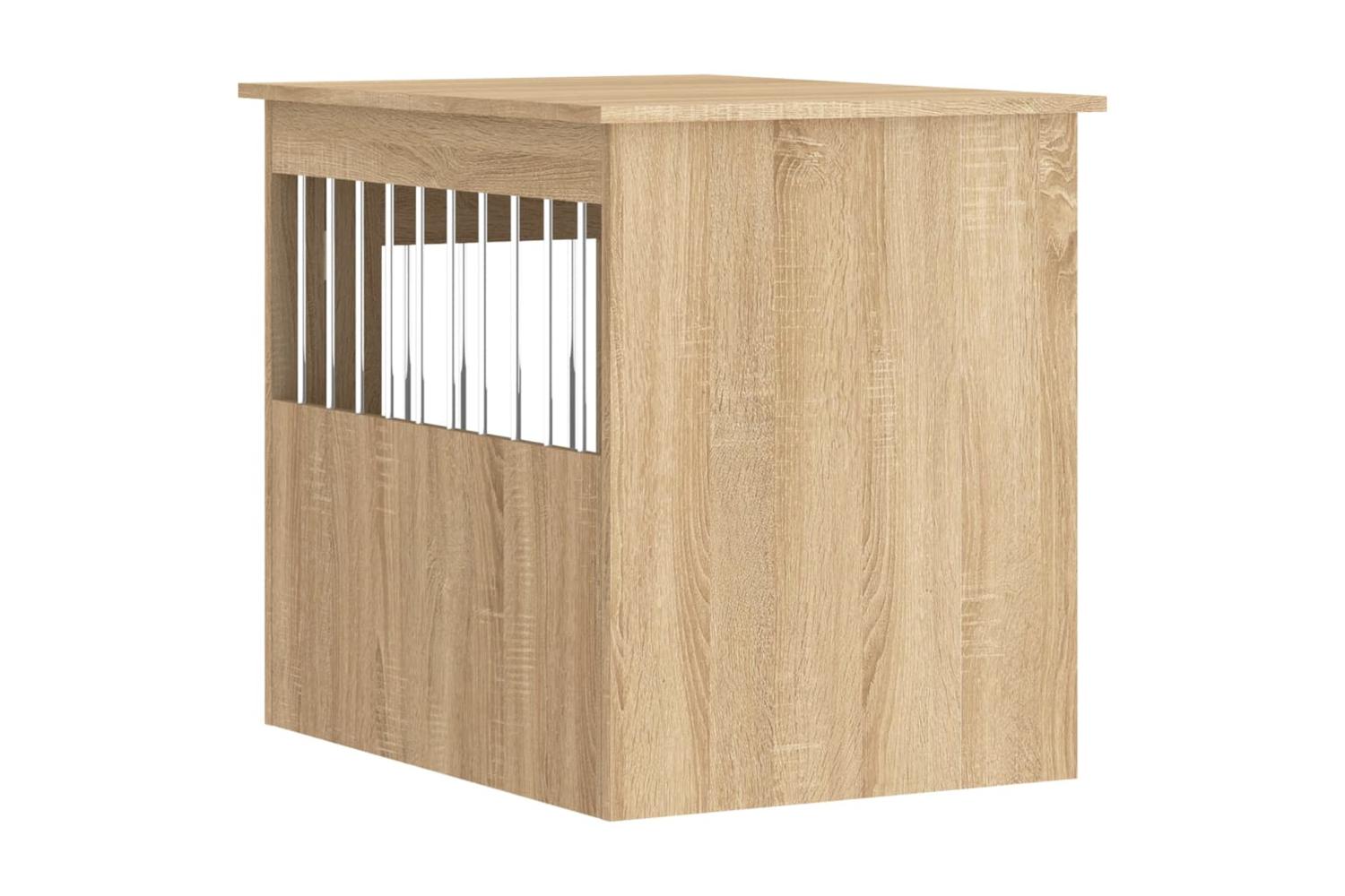 Dog Crate Furniture Sonoma Oak 55x75x65 Cm Engineered Wood-9