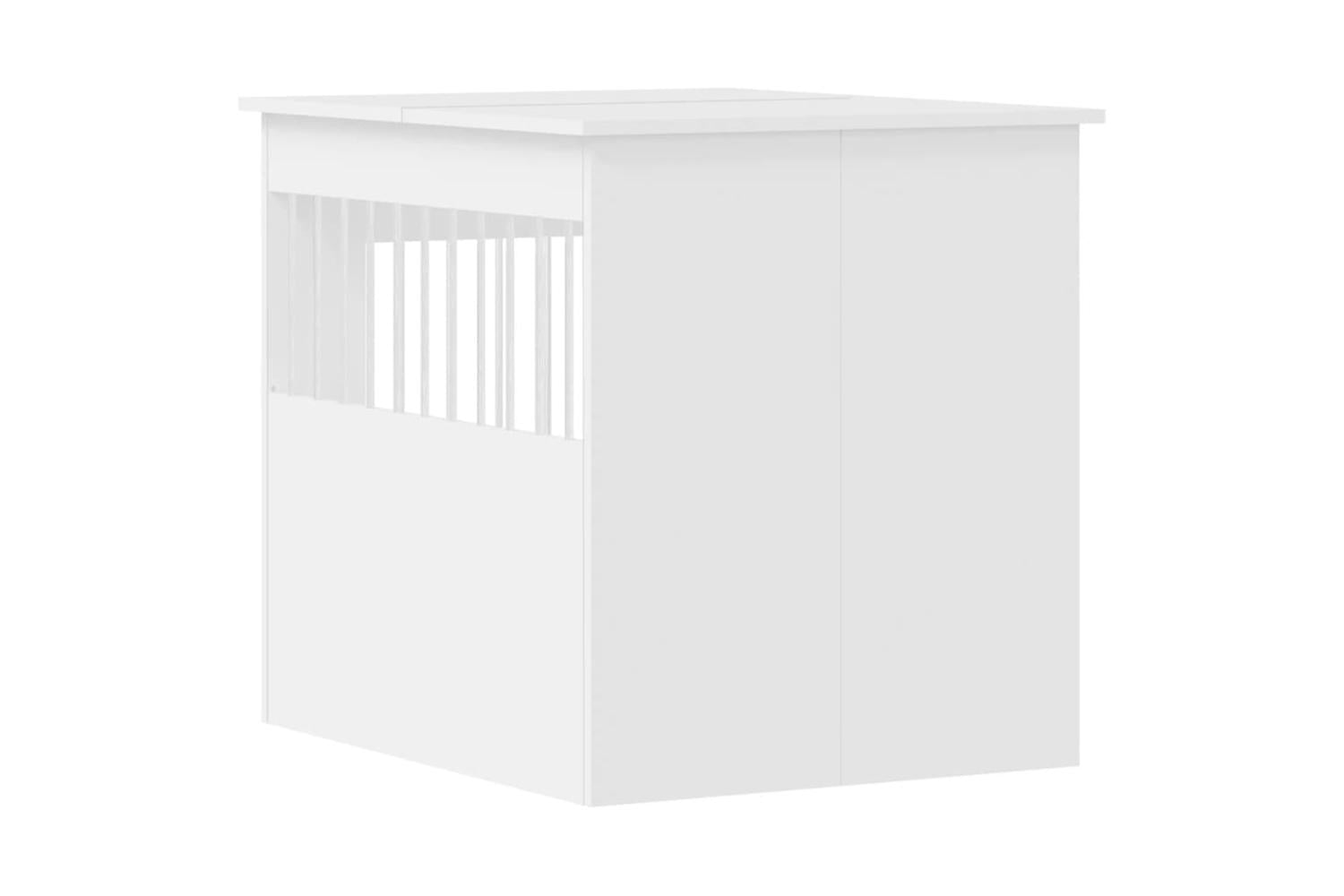 Dog Crate Furniture White 645x80x71 Cm Engineered Wood-9