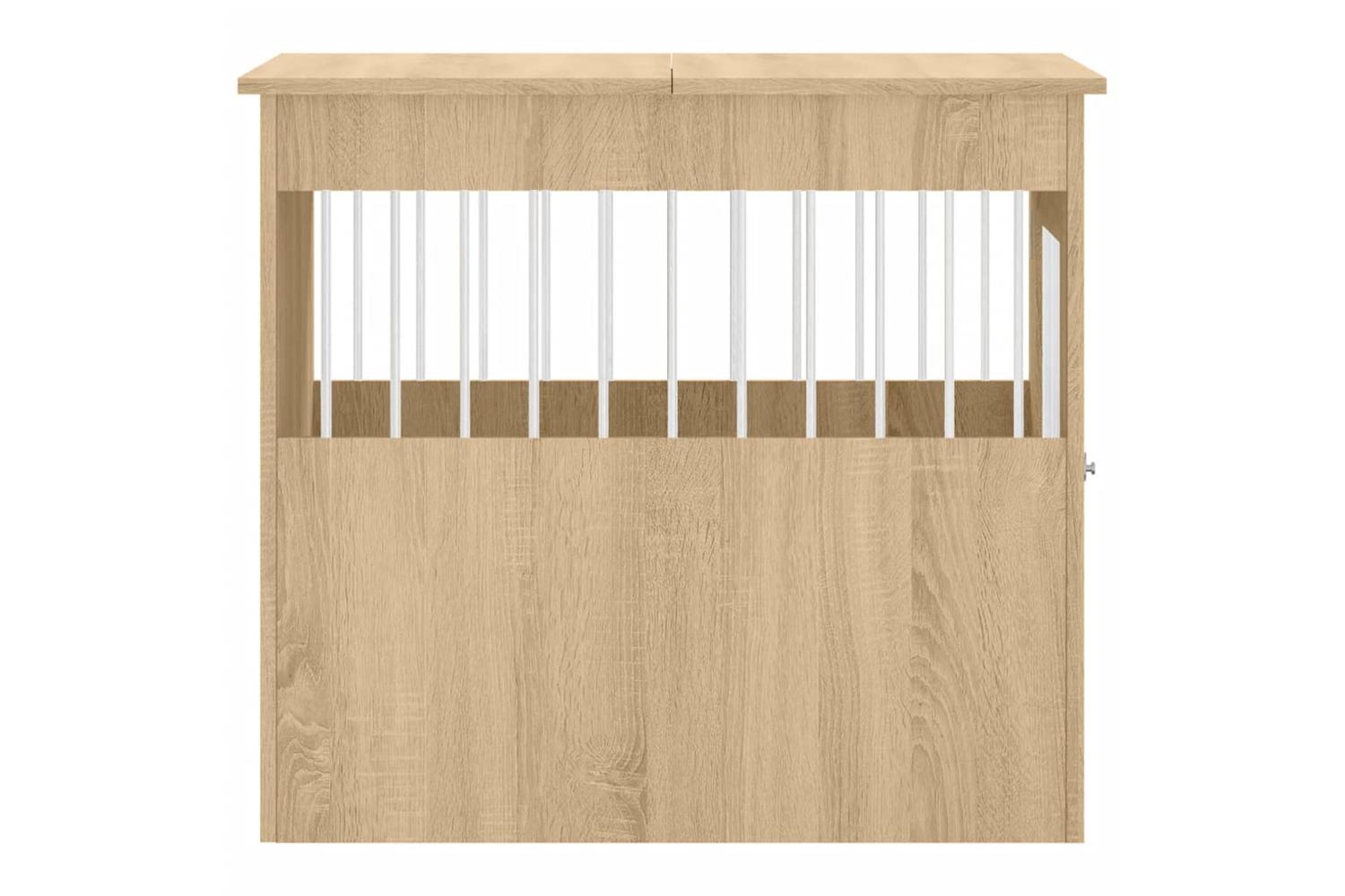 Dog Crate Furniture Sonoma Oak 645x80x71 Cm Engineered Wood-8