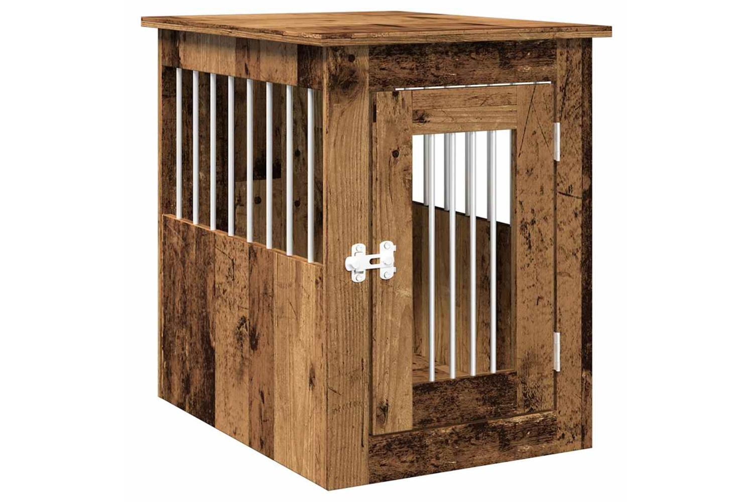 Dog Crate Furniture Old Wood 45x62x59 Cm Engineered Wood