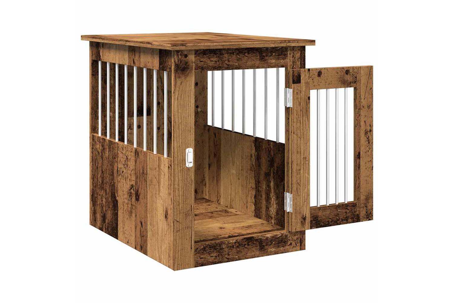 Dog Crate Furniture Old Wood 45x62x59 Cm Engineered Wood-5