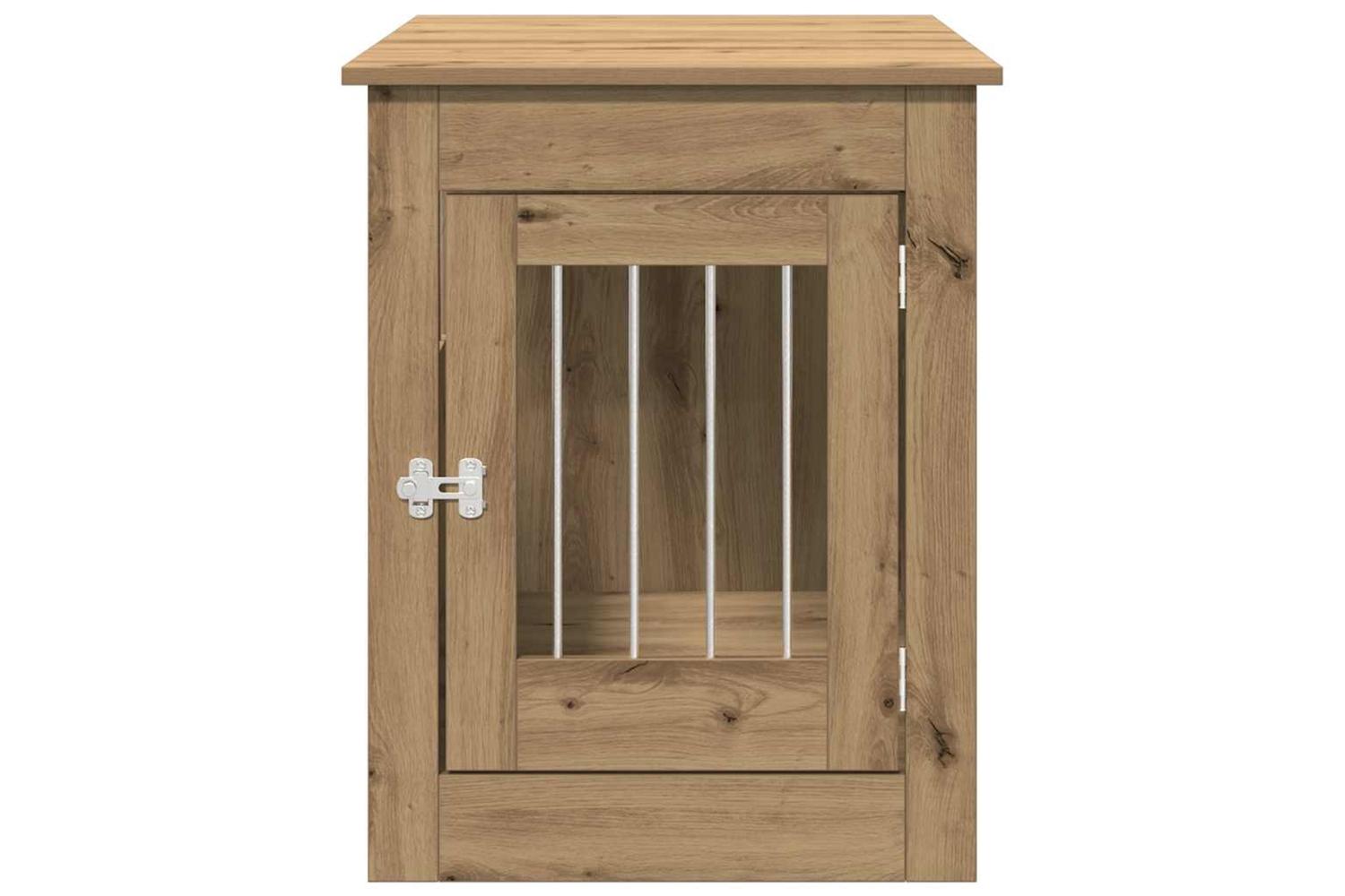 Dog Crate Furniture Artisan Oak 55x80x68 Cm Engineered Wood-5