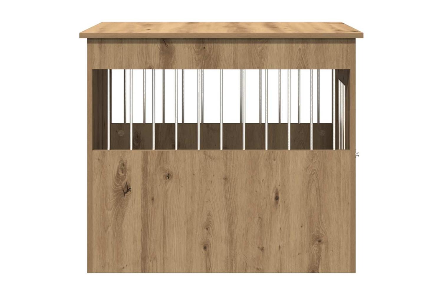 Dog Crate Furniture Artisan Oak 55x80x68 Cm Engineered Wood-6