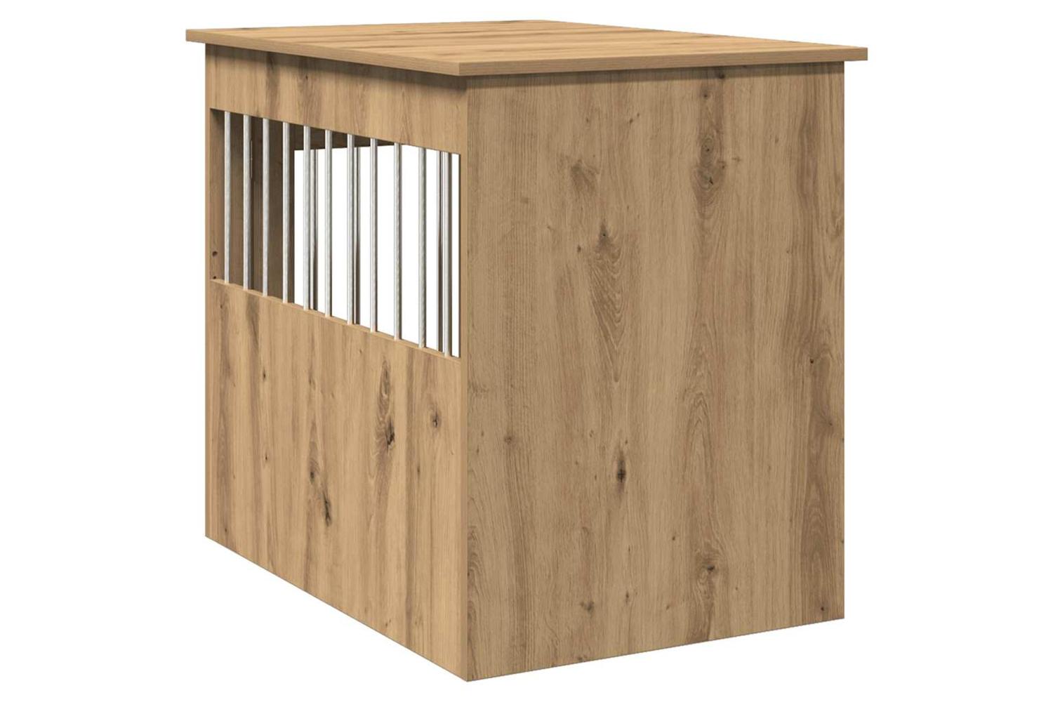 Dog Crate Furniture Artisan Oak 55x80x68 Cm Engineered Wood-7