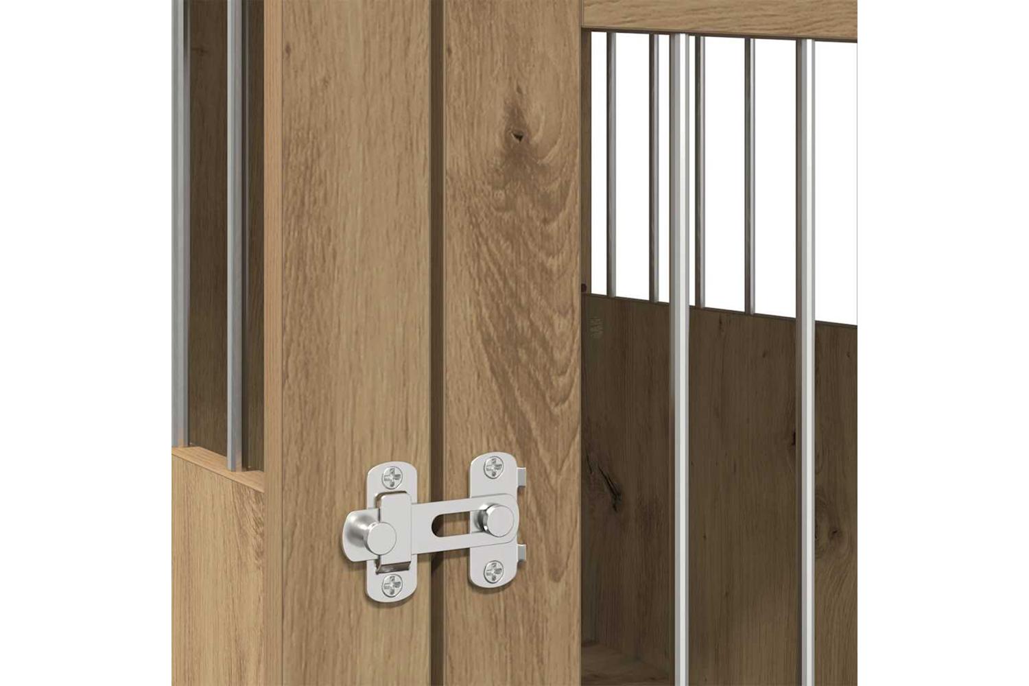 Dog Crate Furniture Artisan Oak 55x80x68 Cm Engineered Wood-9