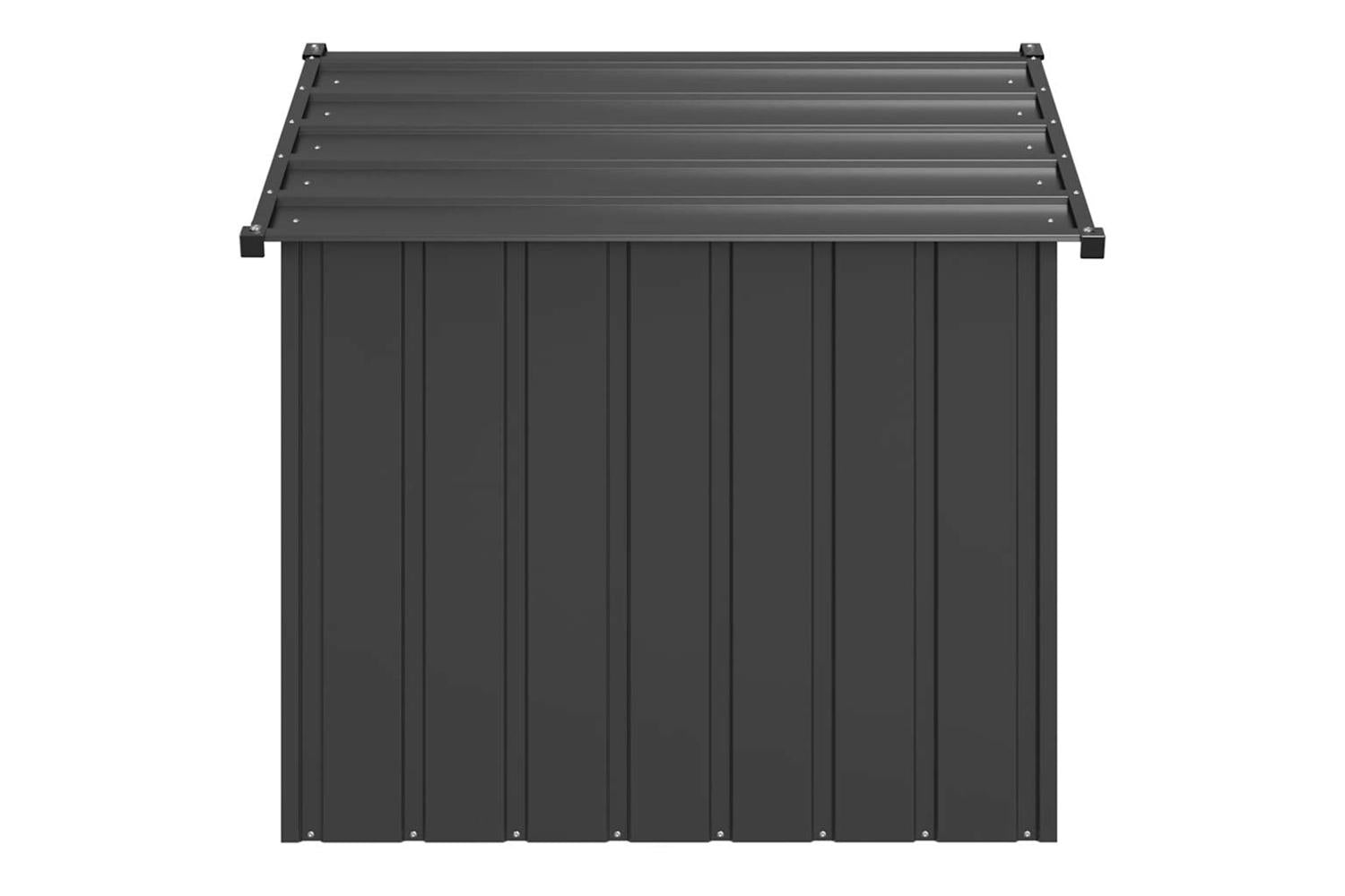 Dog House With Roof 131x101x102 Cm Galvanised Steel-4