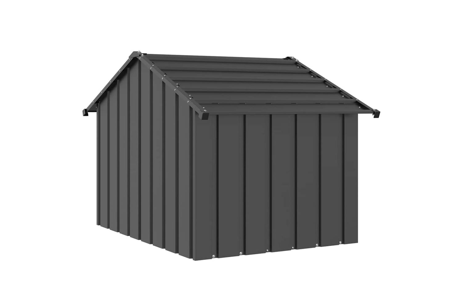 Dog House With Roof 83x130x85 Cm Galvanised Steel-5