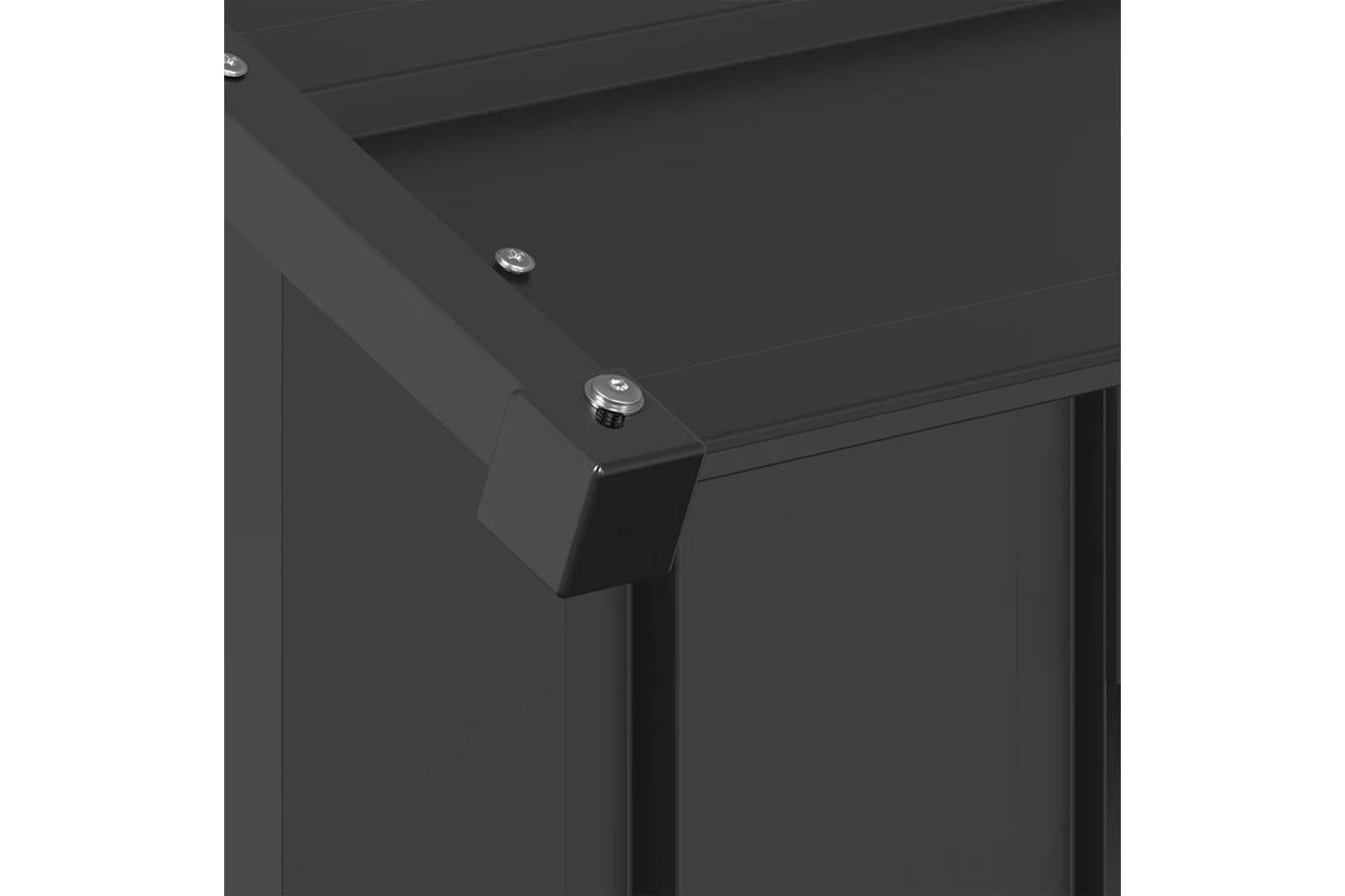 Dog House With Roof 83x130x85 Cm Galvanised Steel-6
