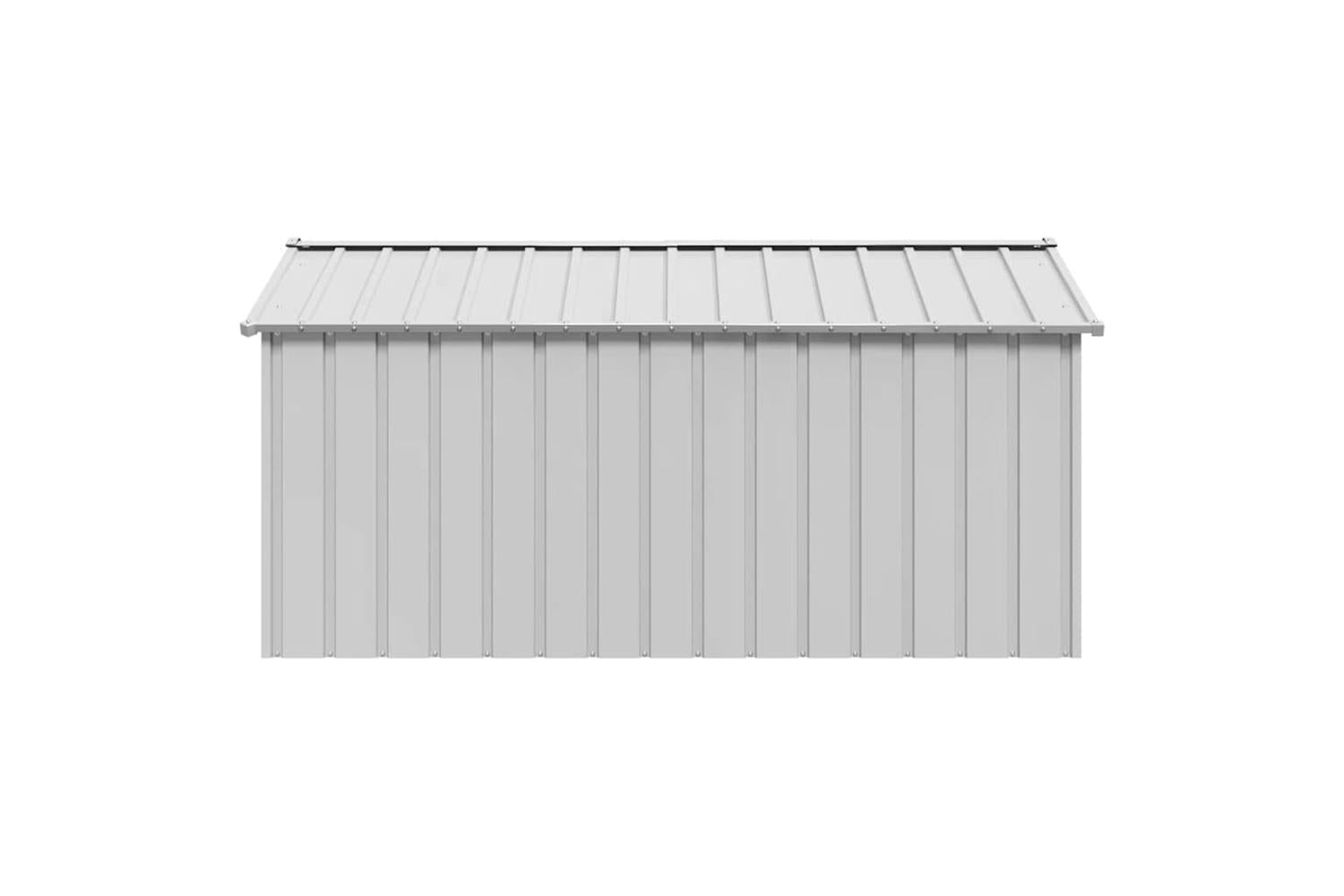 Dog House With Roof 114x202x101 Cm Galvanised Steel-4