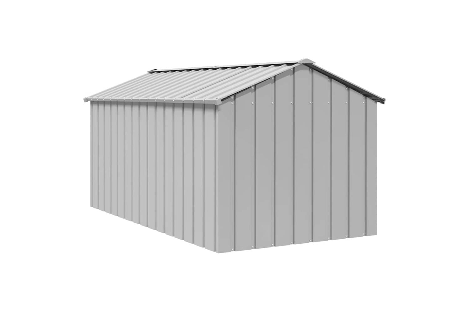 Dog House With Roof 114x202x101 Cm Galvanised Steel-5