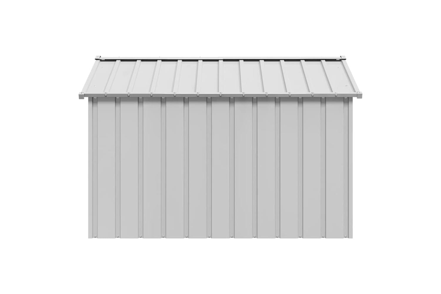 Dog House With Roof 113x153x101 Cm Galvanised Steel-4