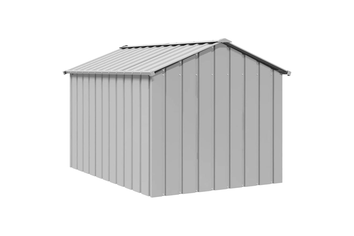 Dog House With Roof 113x153x101 Cm Galvanised Steel-5