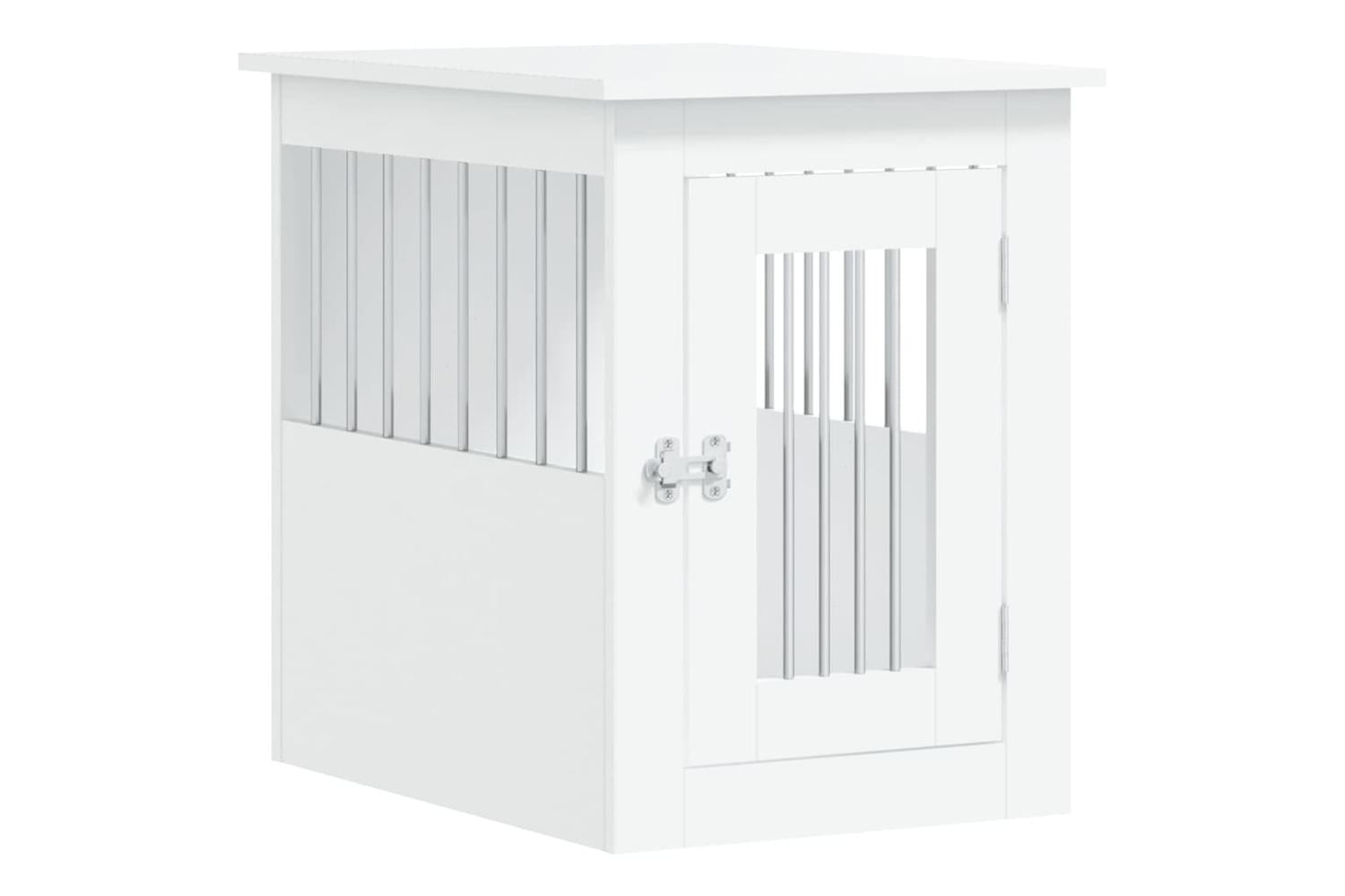 Dog Crate Furniture White 45x62x59 Cm Engineered Wood
