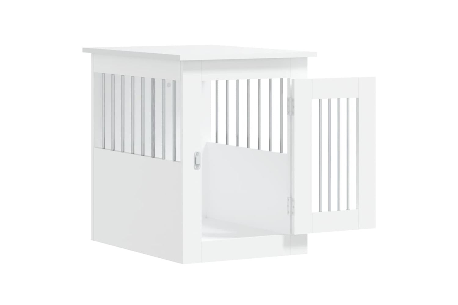 Dog Crate Furniture White 45x62x59 Cm Engineered Wood-6