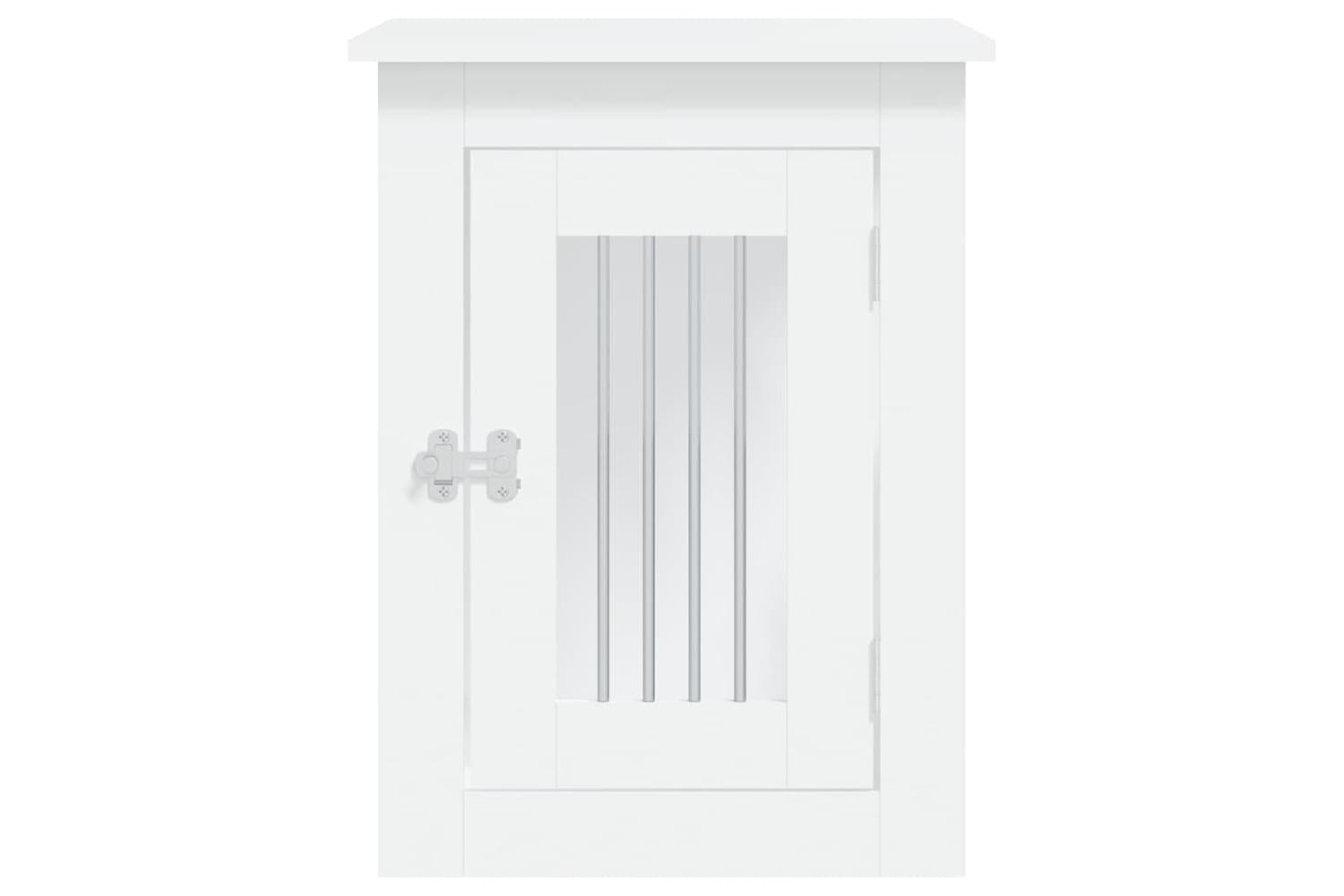 Dog Crate Furniture White 45x62x59 Cm Engineered Wood-7