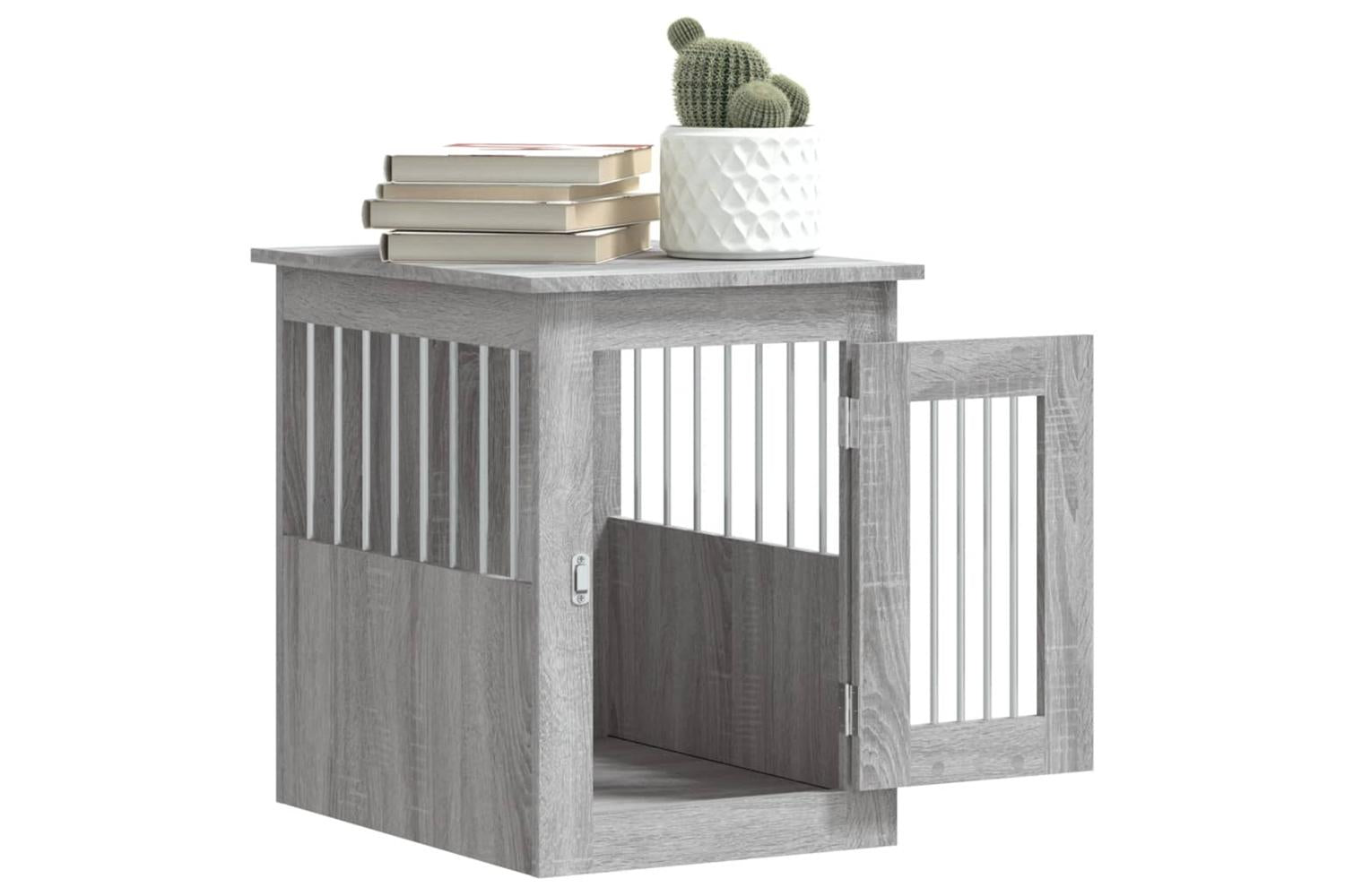 Dog Crate Furniture Grey Sonoma 45x62x59 Cm Engineered Wood-5