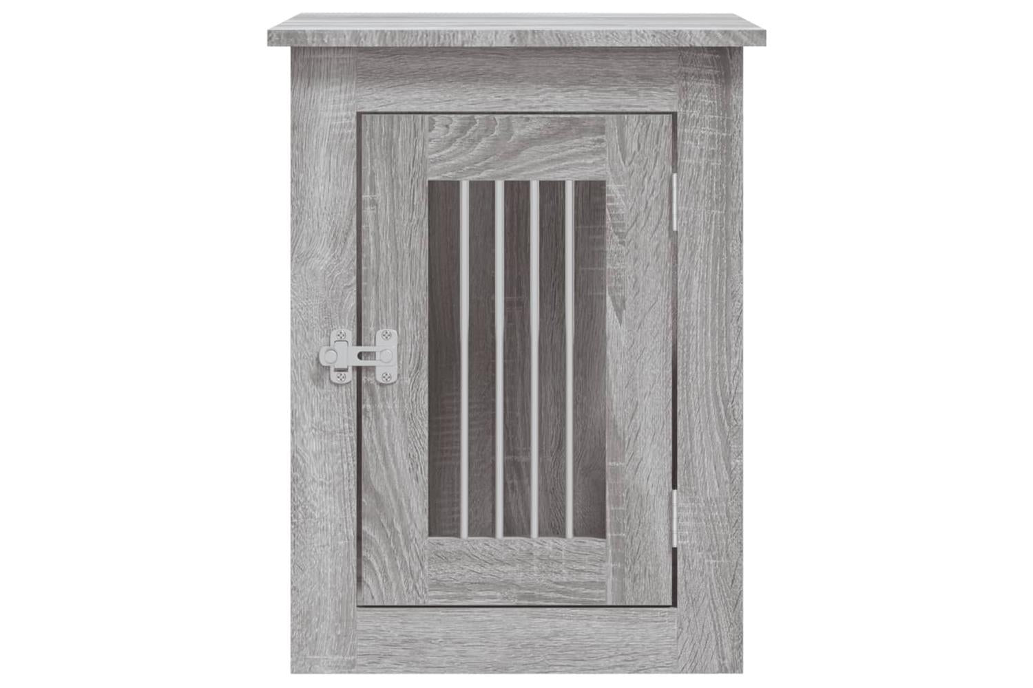 Dog Crate Furniture Grey Sonoma 45x62x59 Cm Engineered Wood-7
