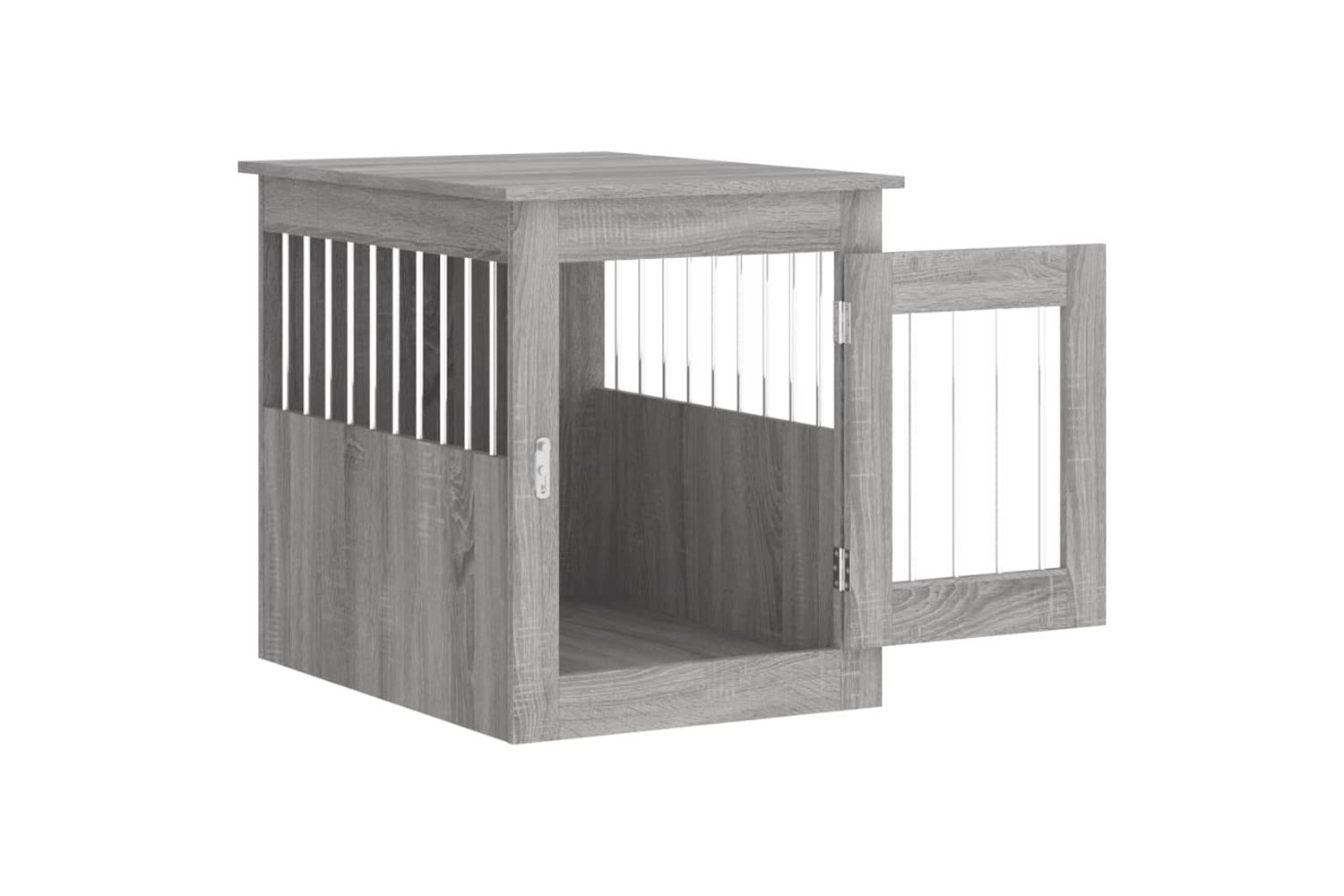 Dog Crate Furniture Grey Sonoma 55x75x65 Cm Engineered Wood-6