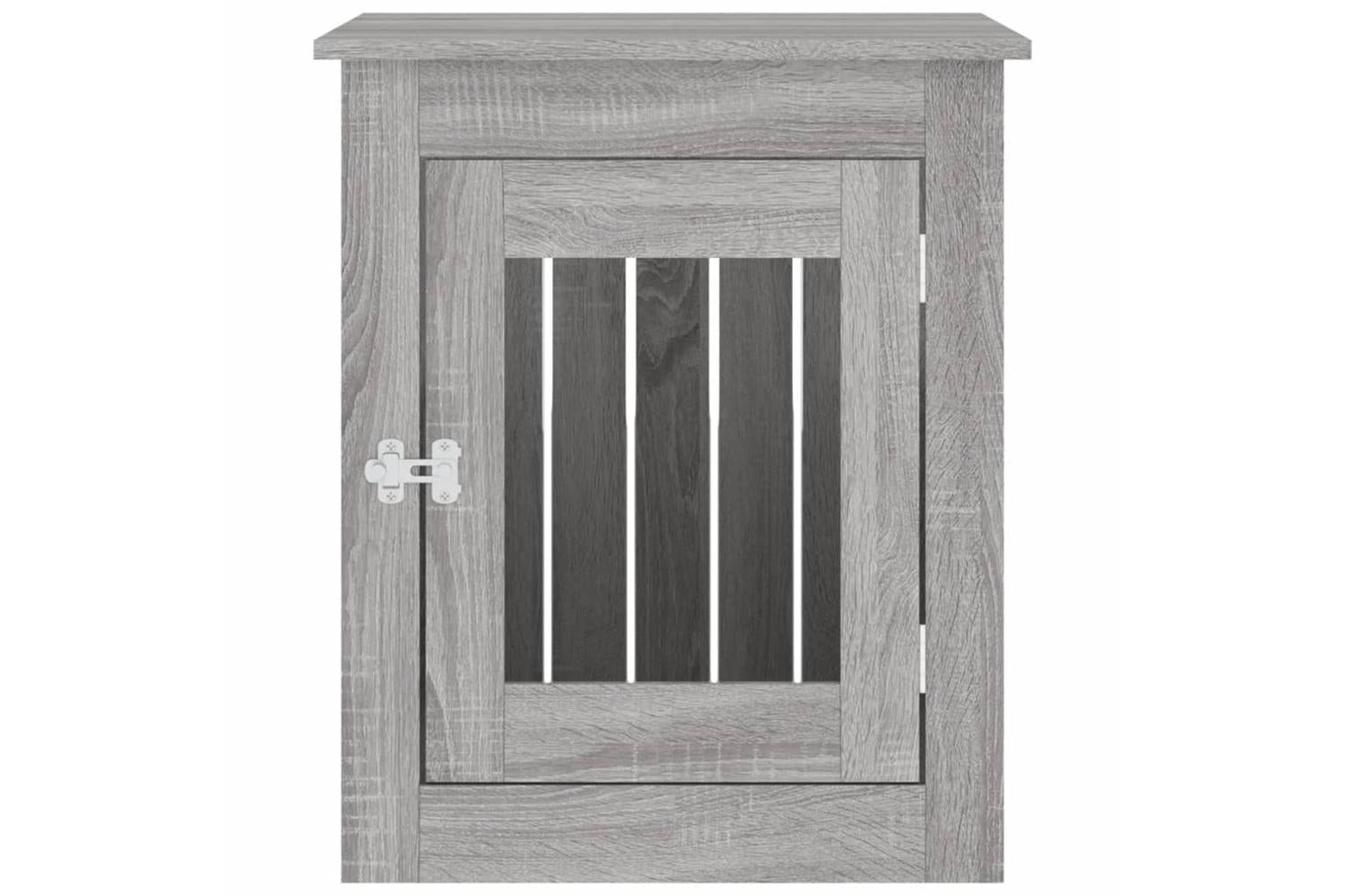 Dog Crate Furniture Grey Sonoma 55x75x65 Cm Engineered Wood-7
