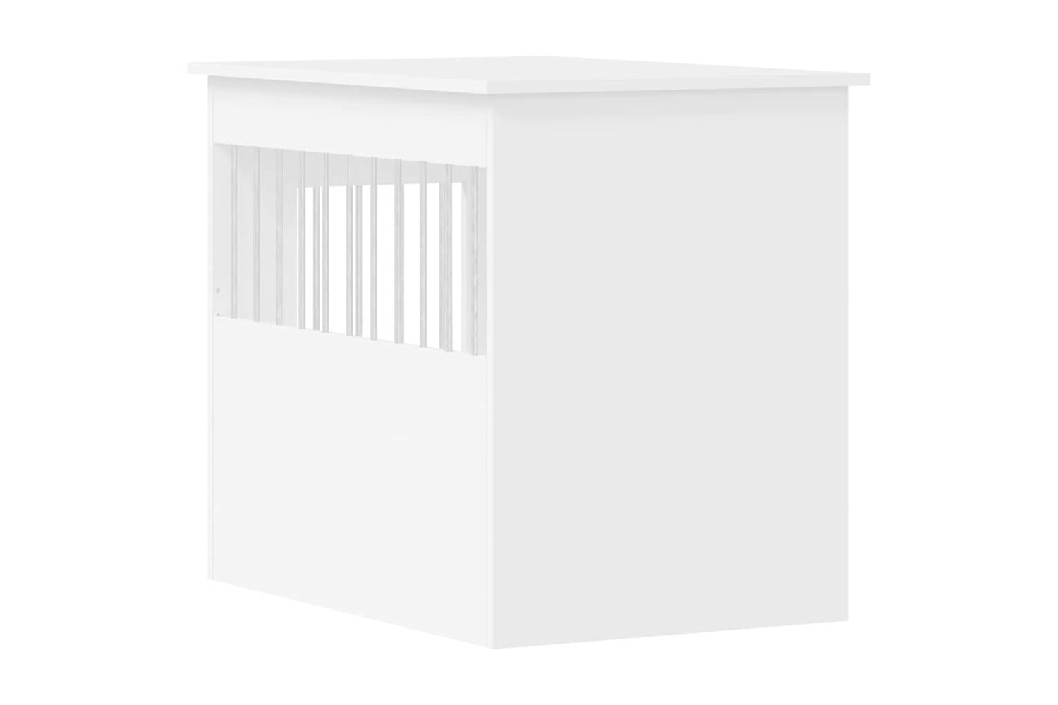 Dog Crate Furniture White 55x80x68 Cm Engineered Wood-9