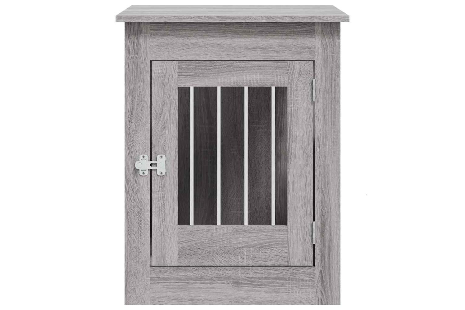 Dog Crate Furniture Grey Sonoma 55x80x68 Cm Engineered Wood-7