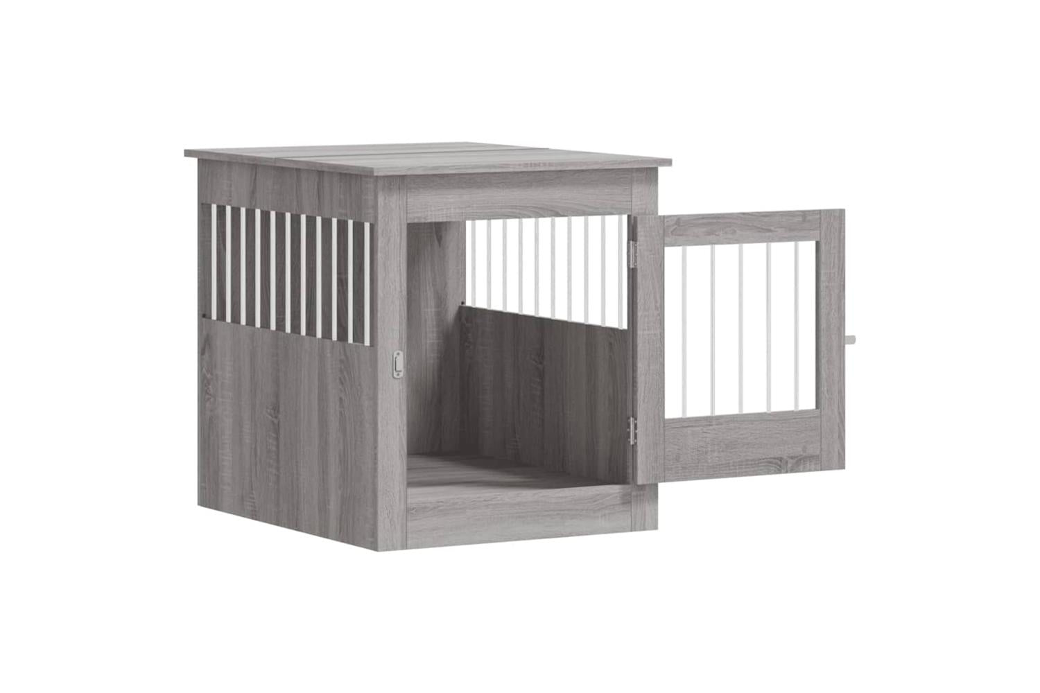Dog Crate Furniture Grey Sonoma 645x80x71 Cm Engineered Wood-6