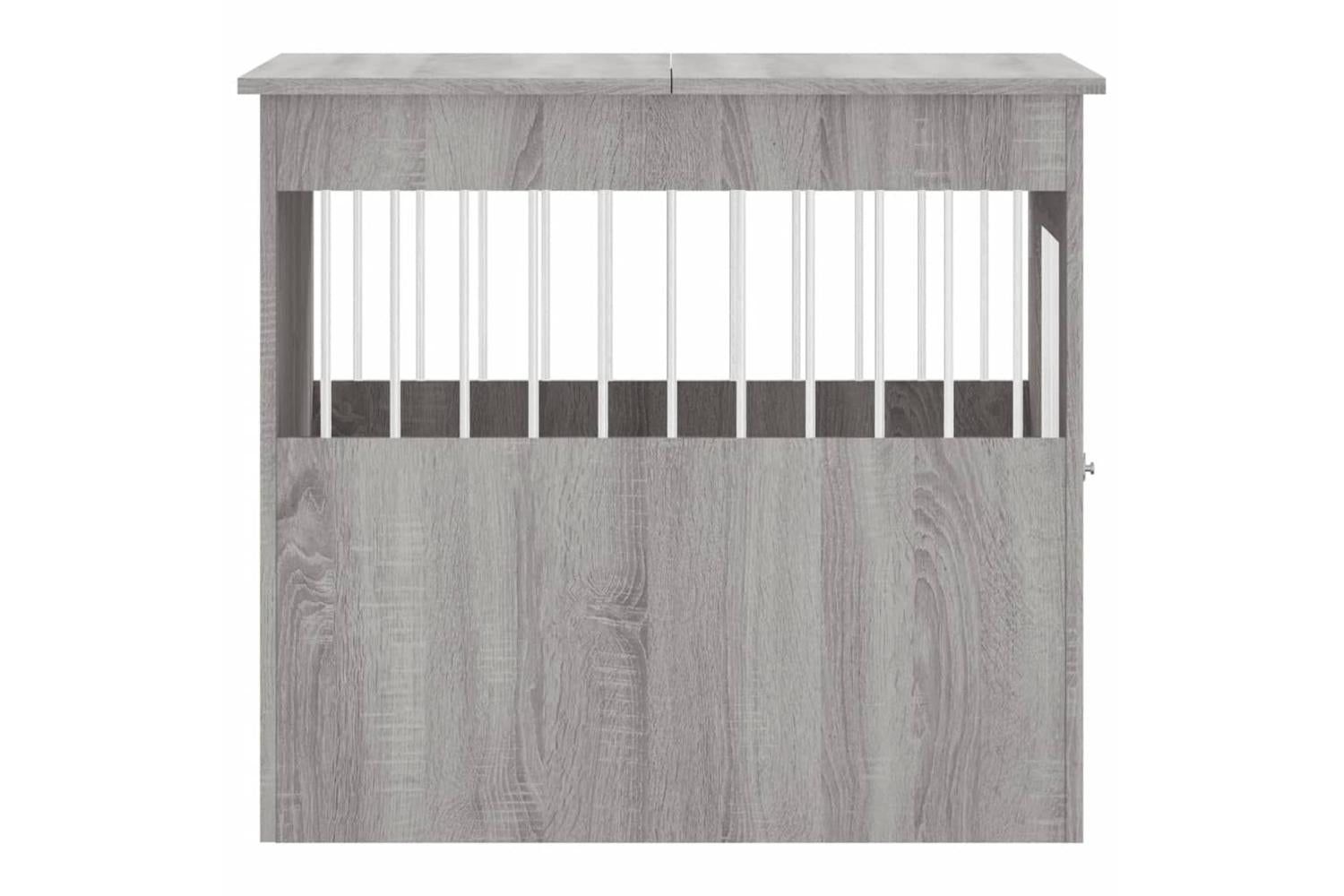 Dog Crate Furniture Grey Sonoma 645x80x71 Cm Engineered Wood-8